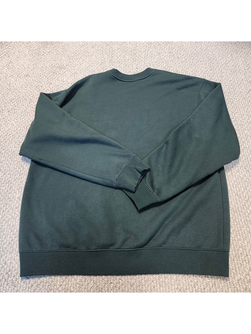 Vans Loose Fit Crewneck Sweatshirt in Dark Green Size XL - Picture 6 of 7